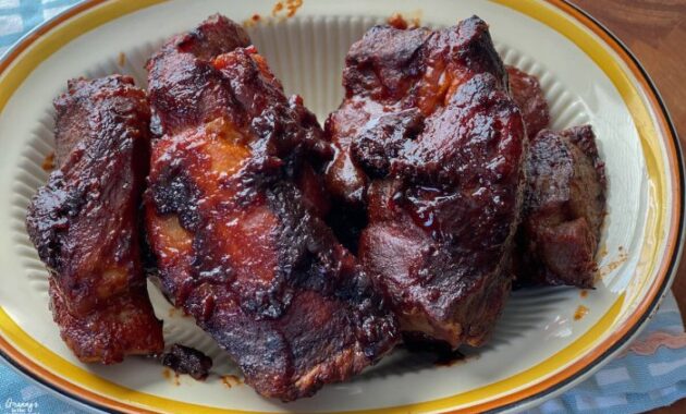 How to cook boneless countey style pork ribs