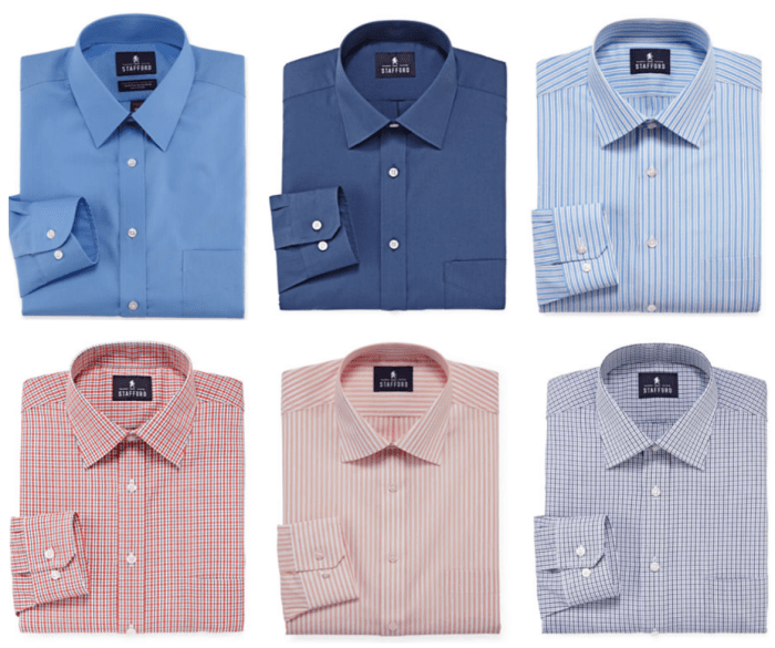 Stafford executive men's dress shirts