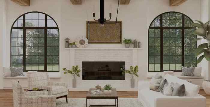 What is modern farmhouse decorating style