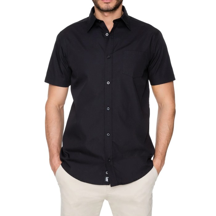 Mens dress shirts short sleeve slim fit