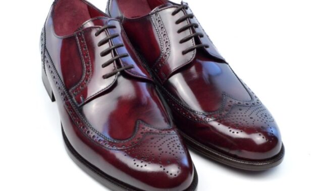 Oxblood dress shoes mens