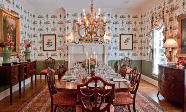 How to decorate a victorian dining room