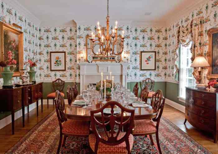 How to decorate a victorian dining room